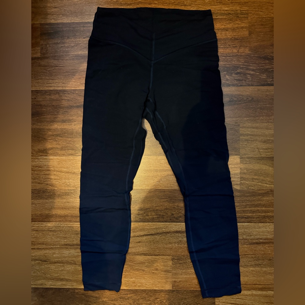 Navy align crossover leggings